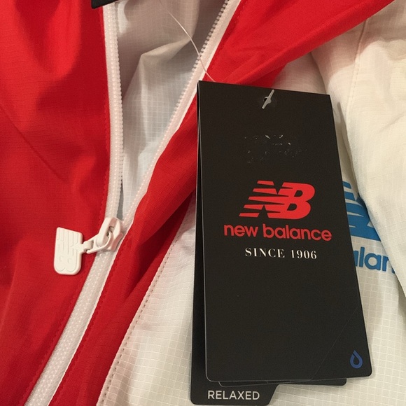 New Balance Tri-Color Windbreaker - Red, Blue, White - Picture 5 of 5
